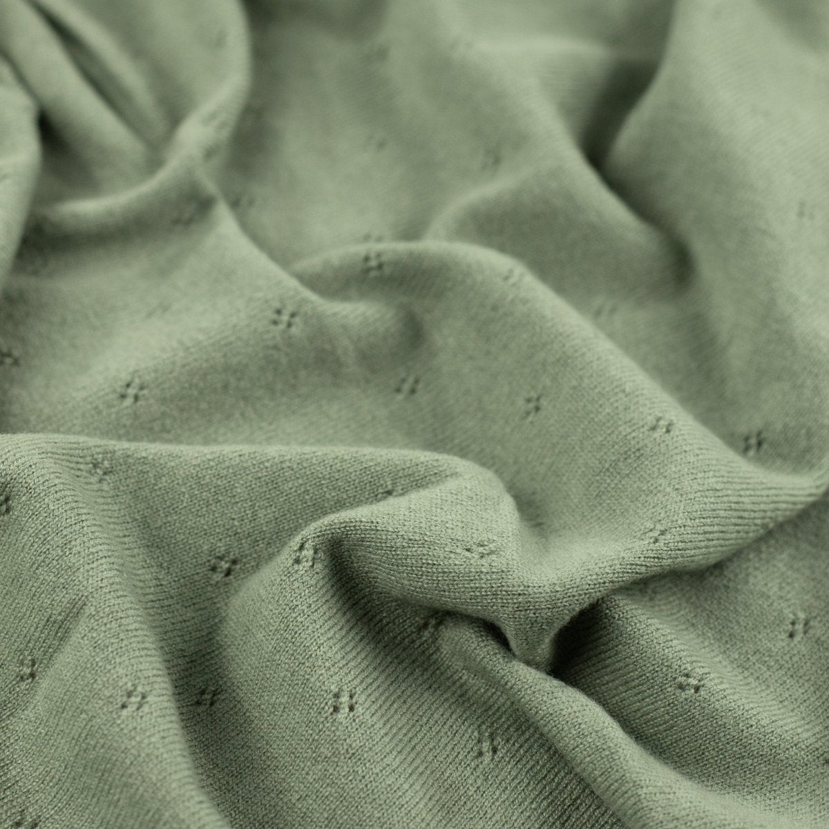 Wool Baby/Children's Blanket / Swaddle Blanket - Pointelle Knit - Merino Wool - Harper - Tiny Tugz™