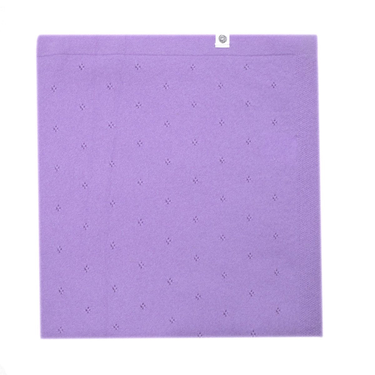 Wool Baby/Children's Blanket / Swaddle Blanket - Pointelle Knit - Merino Wool - Orchid - Tiny Tugz™