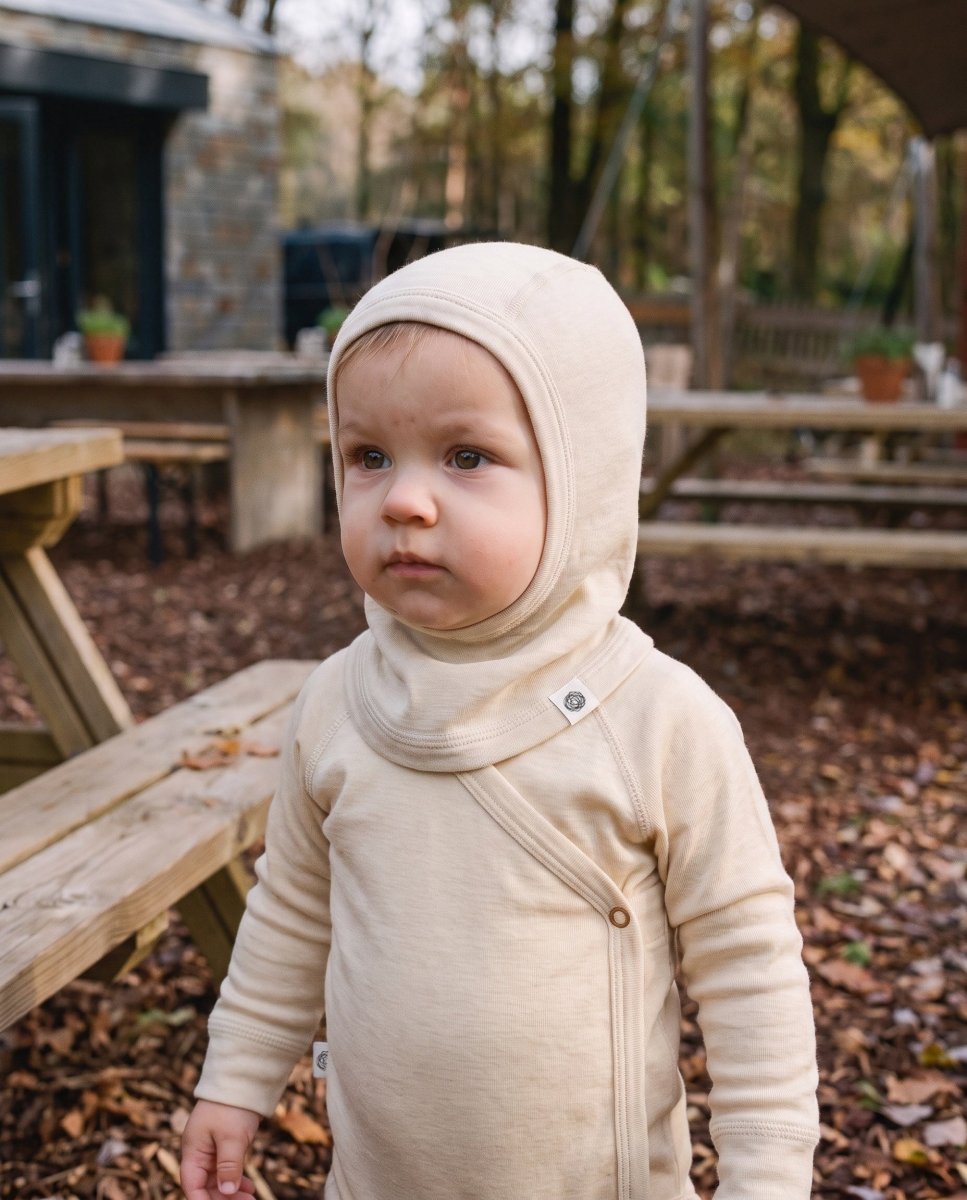 Wool Children's Balaclava - Natural - Tiny Tugz™