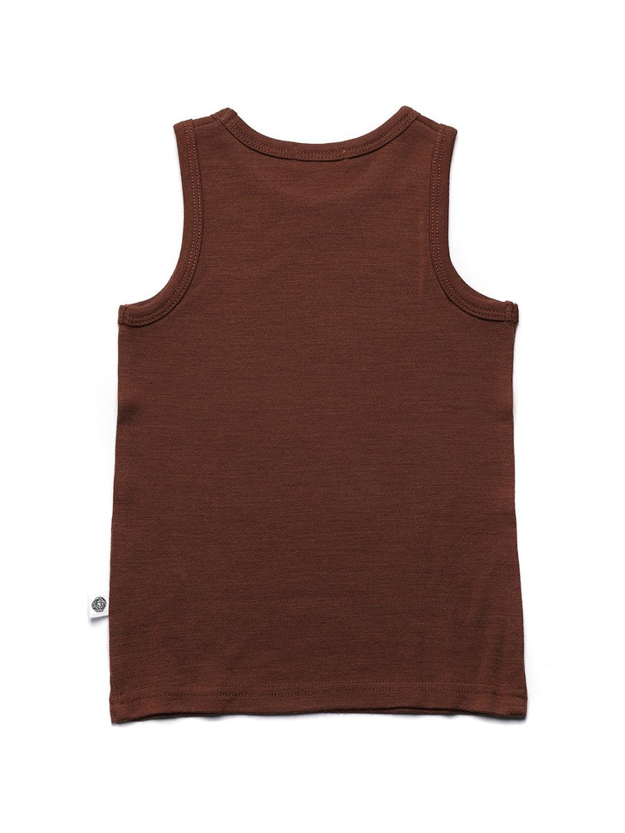 Wool Children's Shirt - Merino Wool - Cinnamon - Tiny Tugz™