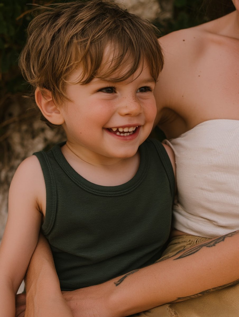 Wool Children's Shirt - Merino Wool - Mountain View - Tiny Tugz™