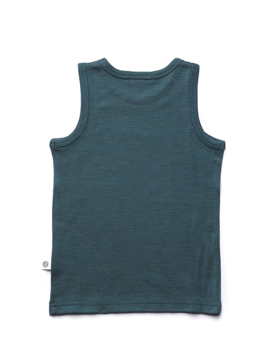 Wool Children's Shirt - Merino Wool - Orion Blue - Tiny Tugz™