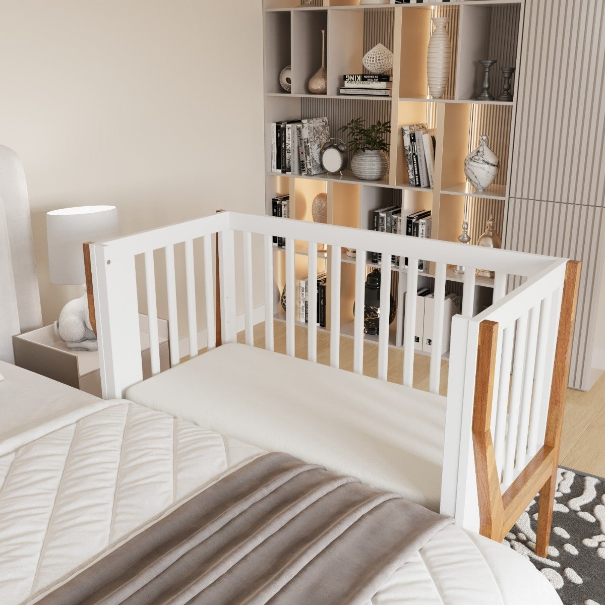 YappyIcon Cot Bundle (White) - Tiny Tugz™