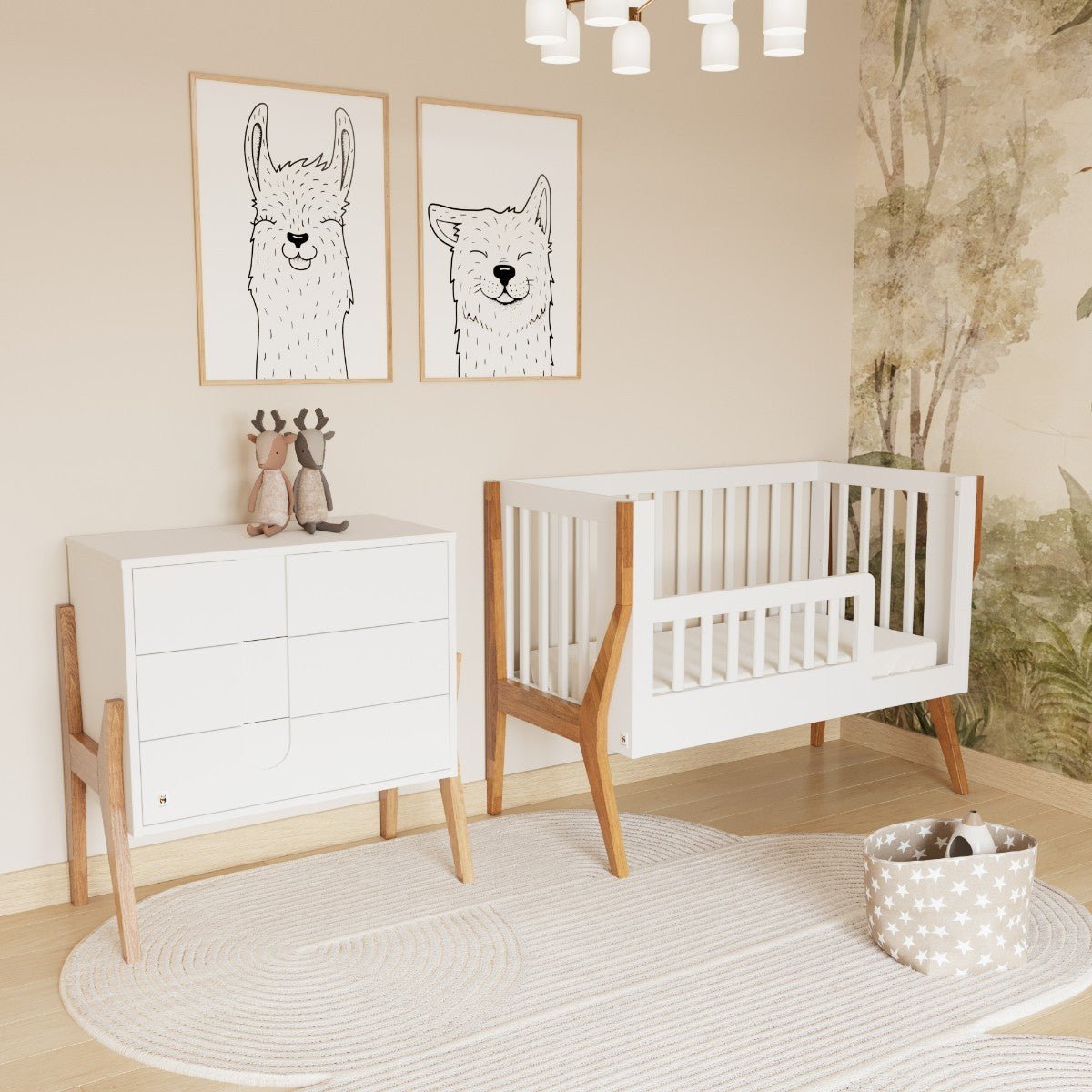 YappyIcon Cot Bundle (White) - Tiny Tugz™