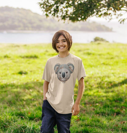 Organic Cotton Kids’ T-Shirt – Mosaic Kola Design
